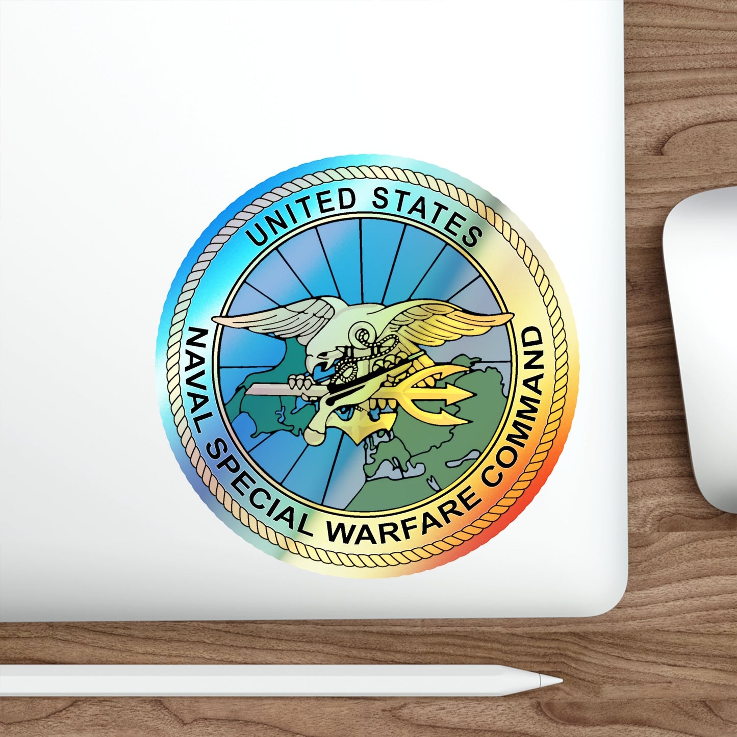 Special Warfare Command (U.S. Navy) Holographic STICKER Die-Cut Vinyl Decal-The Sticker Space