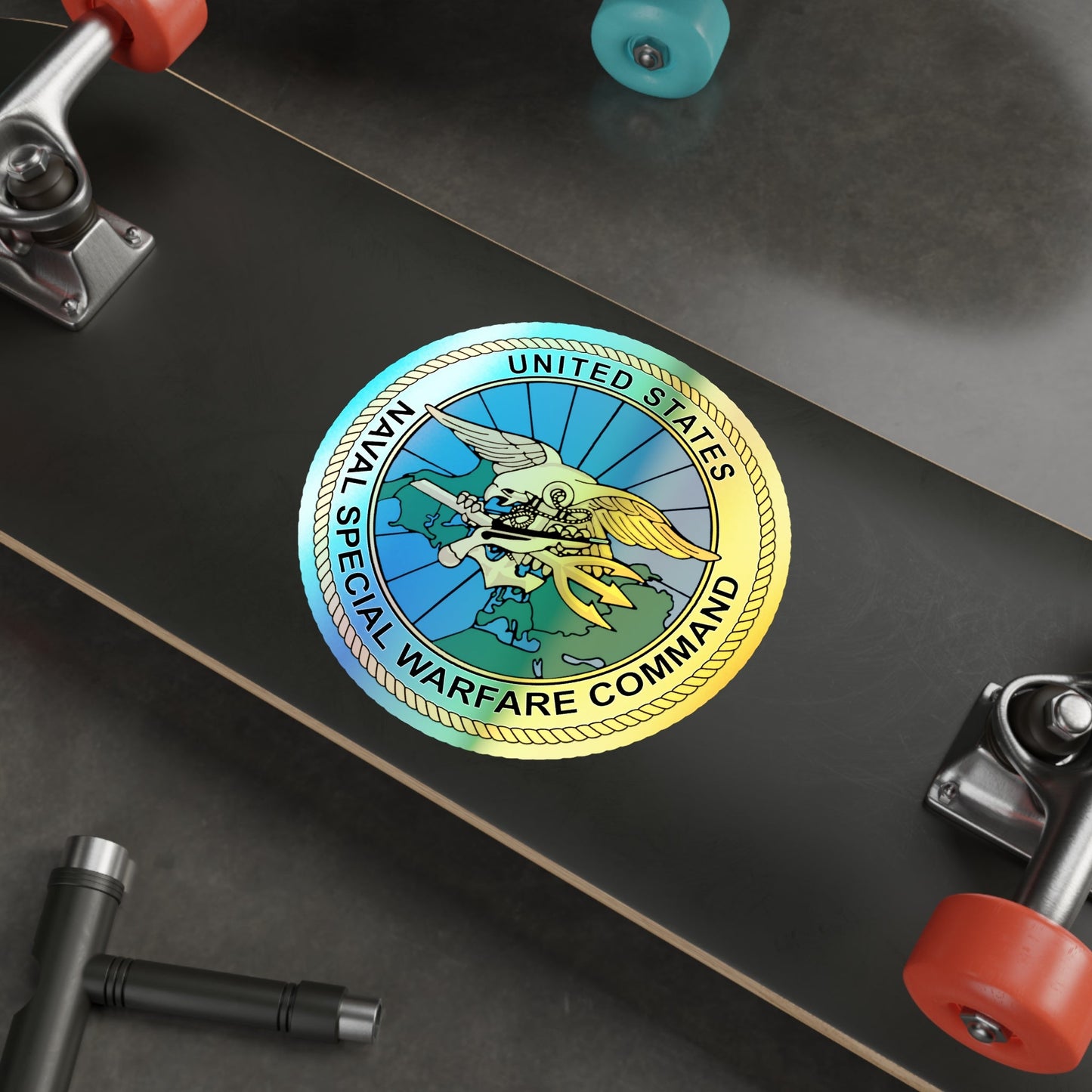 Special Warfare Command (U.S. Navy) Holographic STICKER Die-Cut Vinyl Decal-The Sticker Space