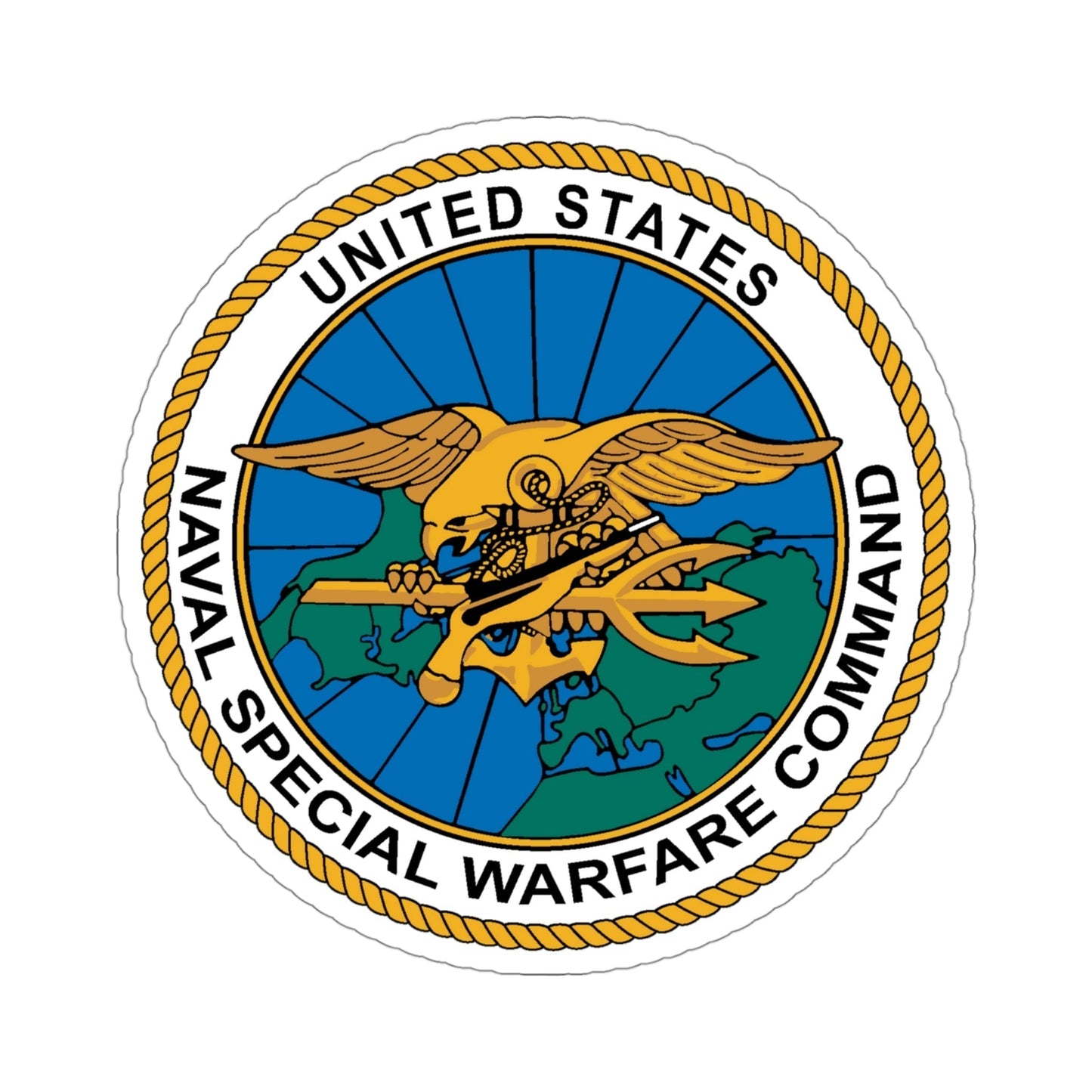 Special Warfare Command (U.S. Navy) STICKER Vinyl Die-Cut Decal-4 Inch-The Sticker Space