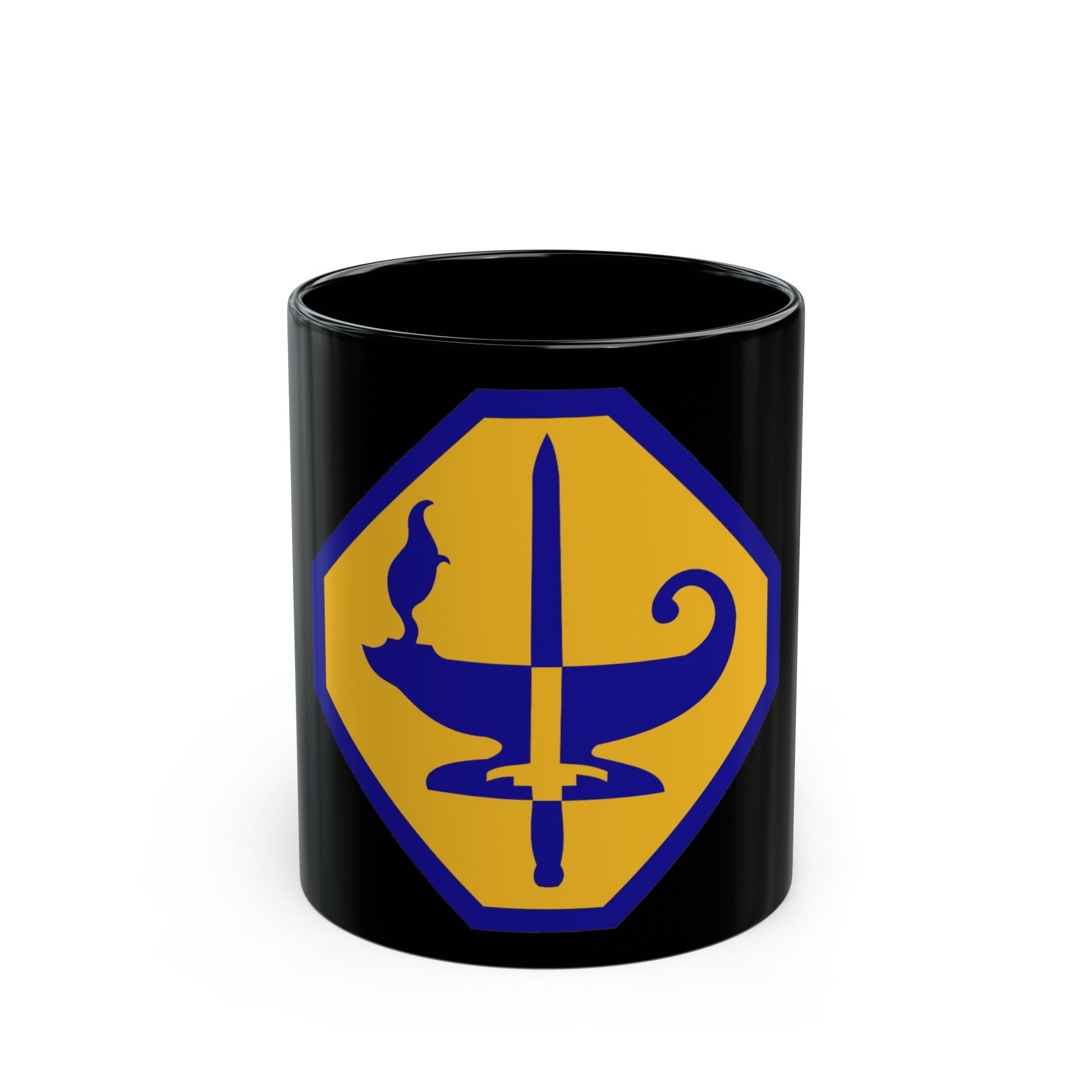 Specialized Training Division (U.S. Army) Black Coffee Mug-11oz-The Sticker Space