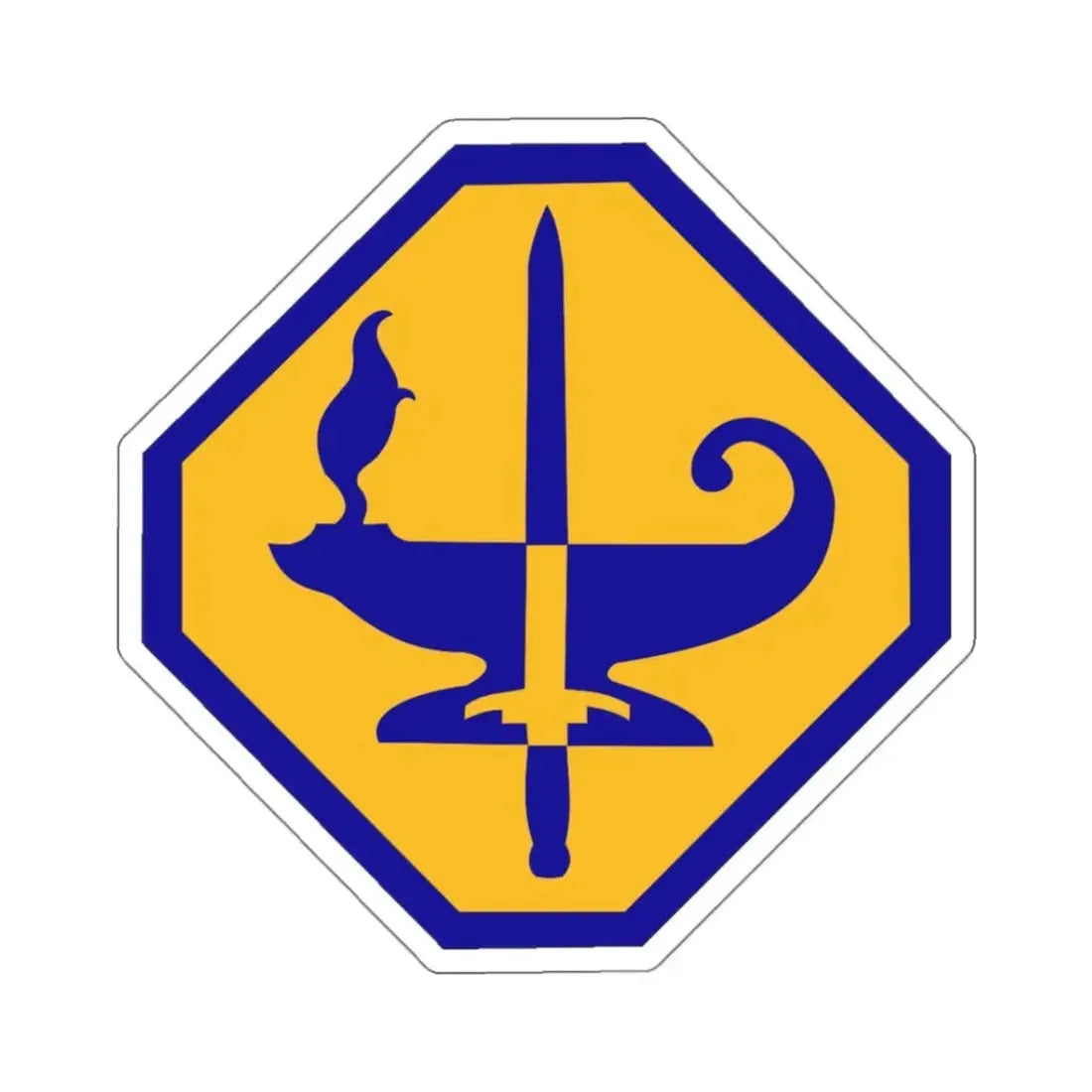 Specialized Training Division (U.S. Army) STICKER Vinyl Kiss-Cut Decal 3 Inch White - The Sticker Space