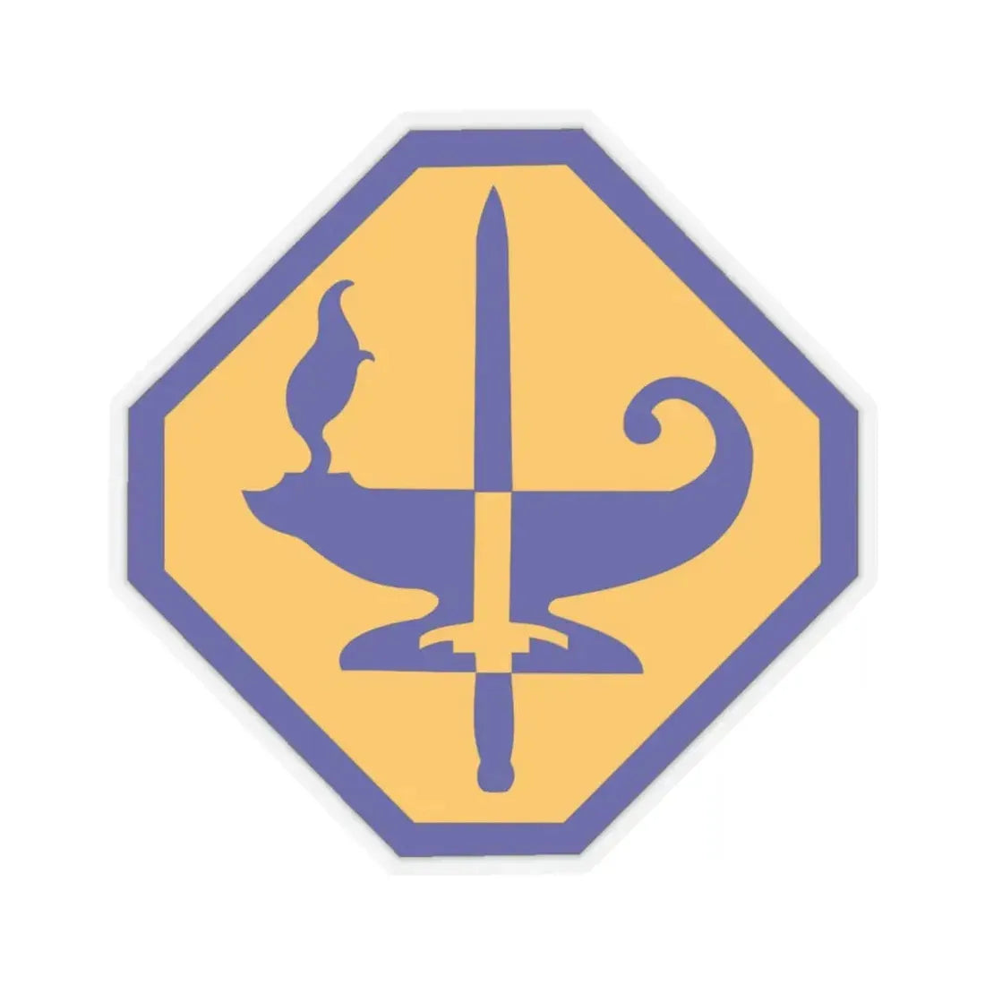 Specialized Training Division (U.S. Army) STICKER Vinyl Kiss-Cut Decal 4 Inch Transparent - The Sticker Space