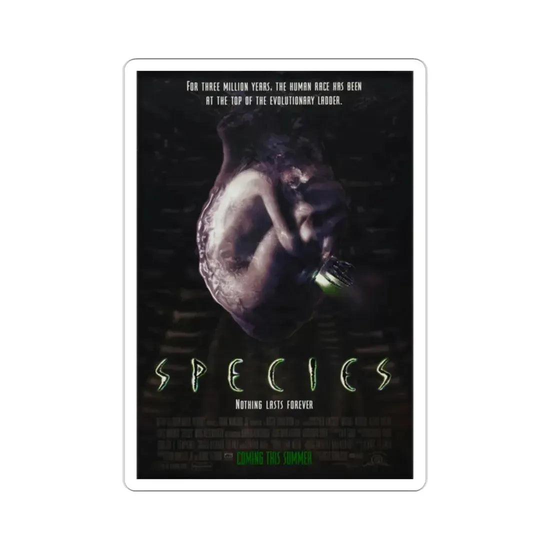 Species 1995 Movie Poster STICKER Vinyl Die-Cut Decal 2 Inch - The Sticker Space