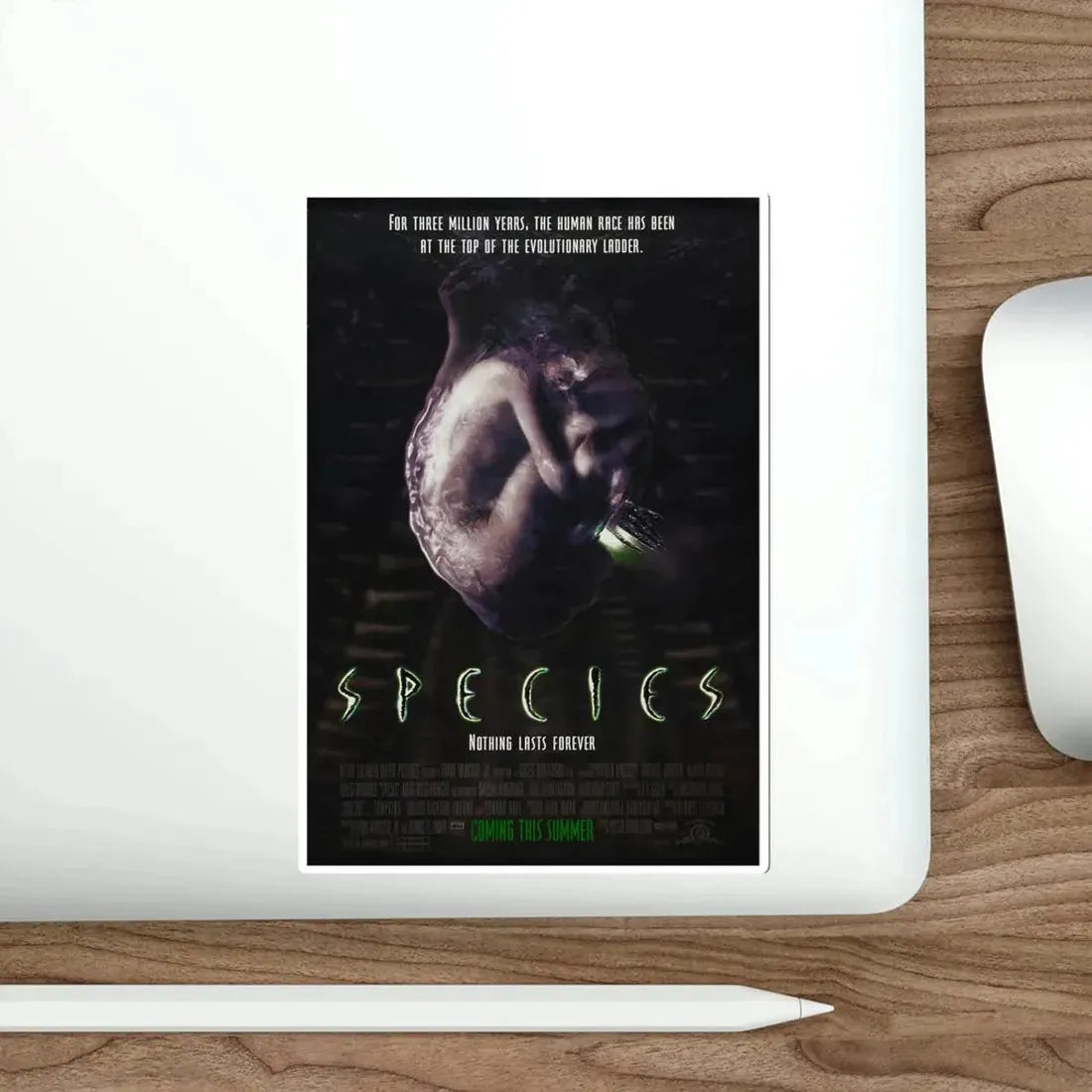 Species 1995 Movie Poster STICKER Vinyl Die-Cut Decal - The Sticker Space