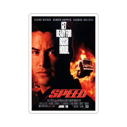 Speed 1994 Movie Poster STICKER Vinyl Die-Cut Decal-2 Inch-The Sticker Space