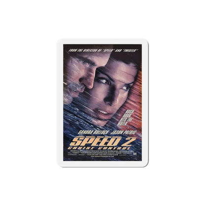 Speed 2 Cruise Control 1997 Movie Poster Refrigerator Magnet 3 Inch - The Sticker Space