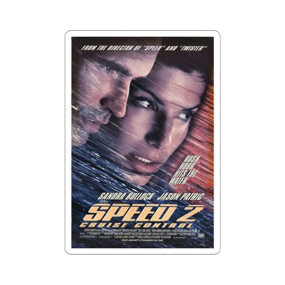 Speed 2 Cruise Control 1997 Movie Poster STICKER Vinyl Die-Cut Decal 4 Inch - The Sticker Space