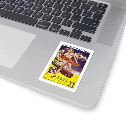 SPEED CRAZY 1959 Movie Poster - STICKER Vinyl Kiss-Cut Decal - The Sticker Space
