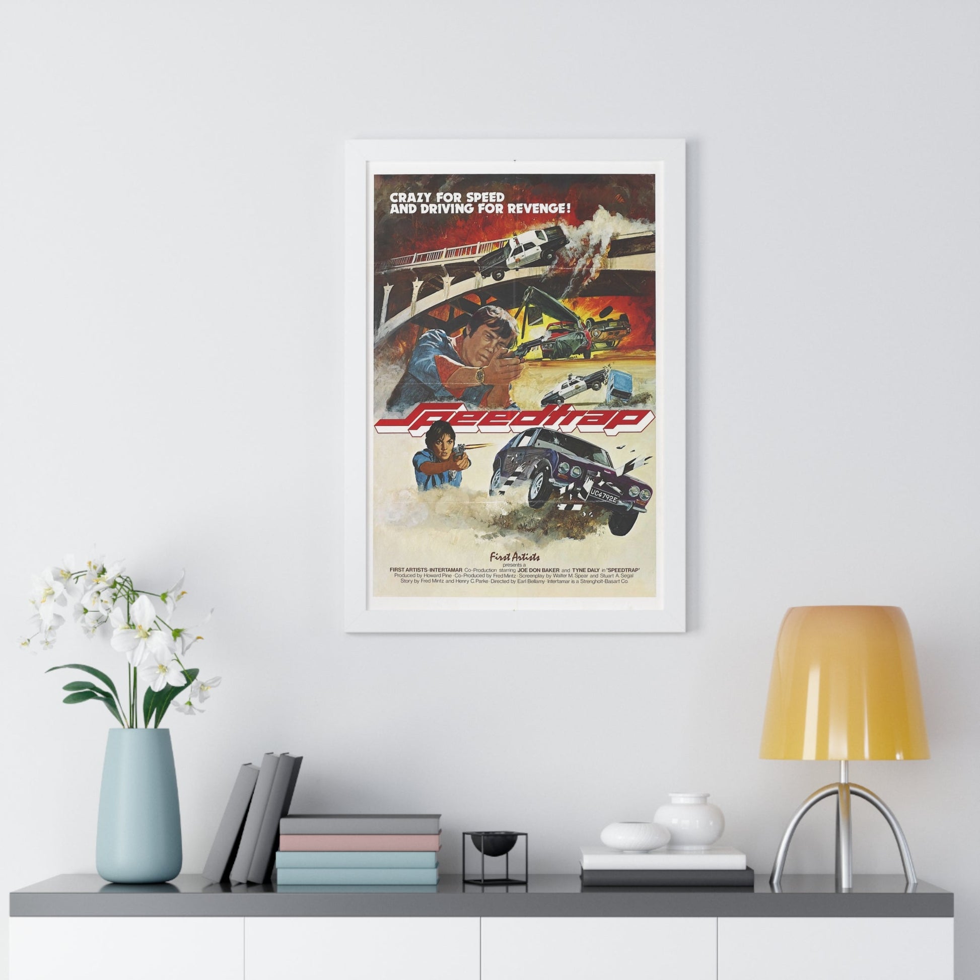 SPEEDTRAP 1977 - Framed Movie Poster-The Sticker Space