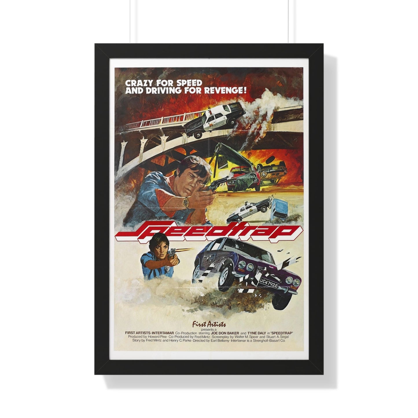 SPEEDTRAP 1977 - Framed Movie Poster-20" x 30"-The Sticker Space