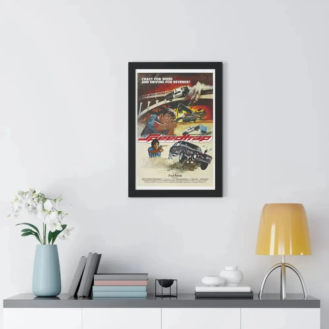 SPEEDTRAP 1977 - Framed Movie Poster - The Sticker Space