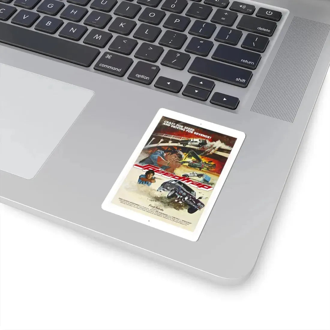 SPEEDTRAP 1977 Movie Poster - STICKER Vinyl Kiss-Cut Decal - The Sticker Space