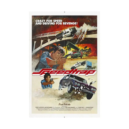 SPEEDTRAP 1977 - Paper Movie Poster - The Sticker Space