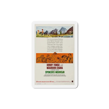 Spencer's Mountain 1963 Movie Poster Refrigerator Magnet 3 Inch - The Sticker Space