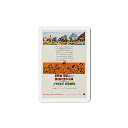 Spencer's Mountain 1963 Movie Poster Refrigerator Magnet 5 Inch - The Sticker Space