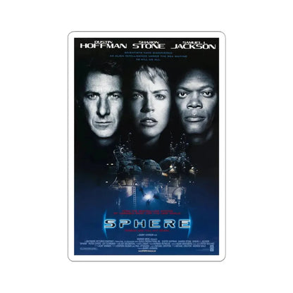 Sphere 1998 Movie Poster - STICKER Vinyl Kiss-Cut Decal 4 Inch White - The Sticker Space