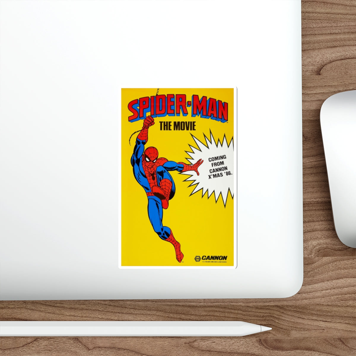 SPIDER-MAN THE MOVIE (UNRELEASED MOVIE) Movie Poster STICKER Vinyl Die-Cut Decal-The Sticker Space