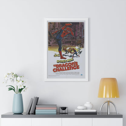 SPIDERMAN THE DRAGON'S CHALLENGE 1979 - Framed Movie Poster-The Sticker Space