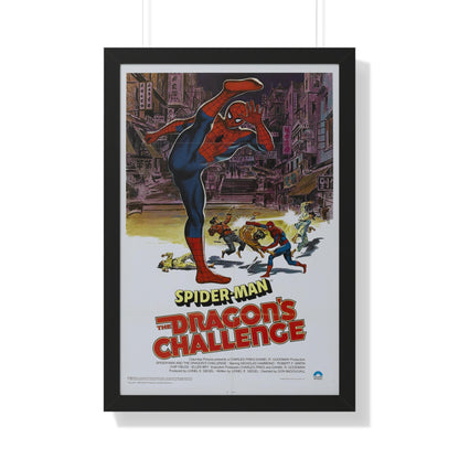 SPIDERMAN THE DRAGON'S CHALLENGE 1979 - Framed Movie Poster-20" x 30"-The Sticker Space