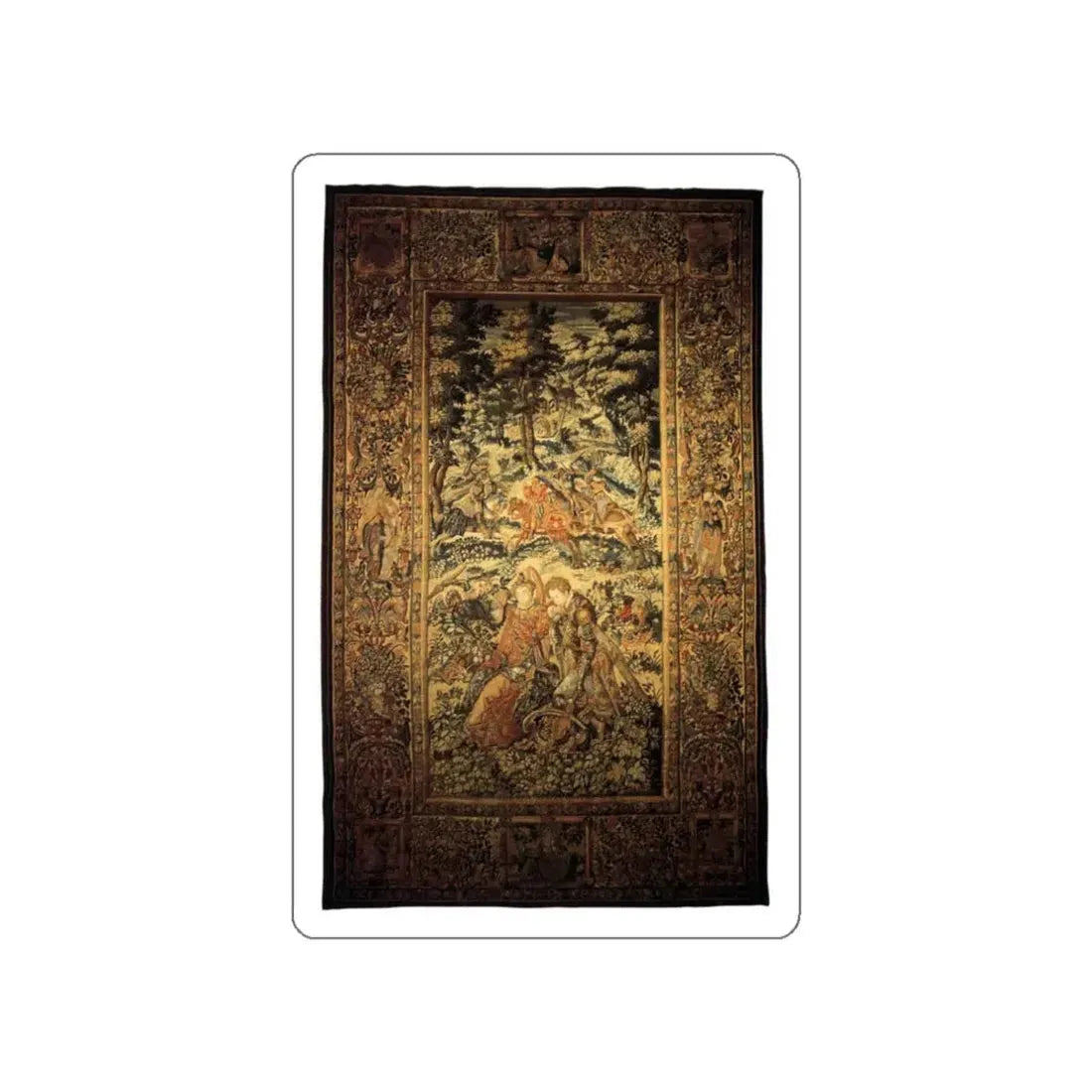 SPIERING, Francois - Amadigi Rescuing Oriana (Artwork) STICKER Vinyl Die-Cut Decal White Die-Cut 3 Inch - The Sticker Space