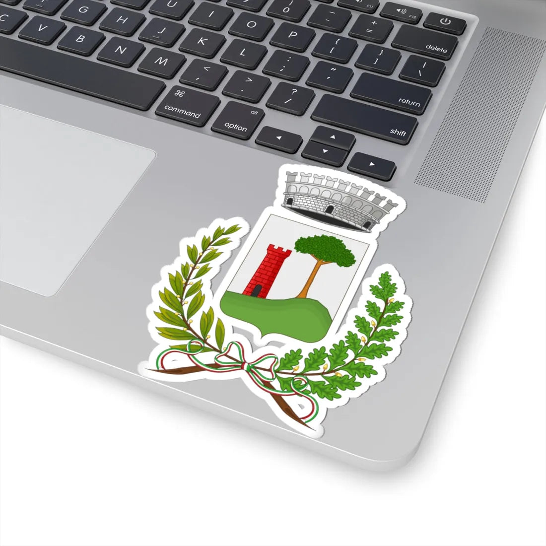 Spinazzola-Stemma (Italy) (Coat of Arms) STICKER Vinyl Kiss-Cut Decal - The Sticker Space