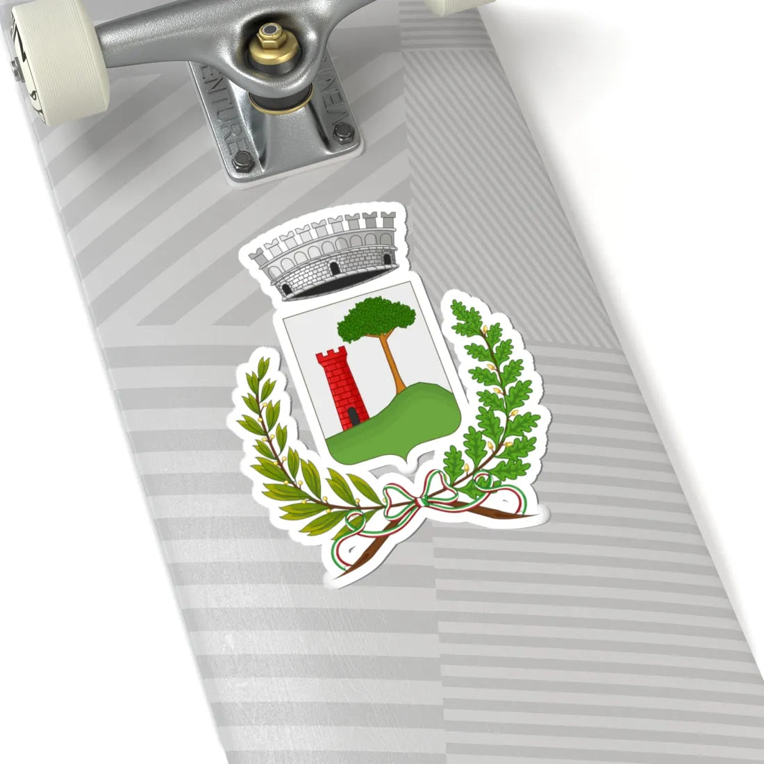 Spinazzola-Stemma (Italy) (Coat of Arms) STICKER Vinyl Kiss-Cut Decal - The Sticker Space