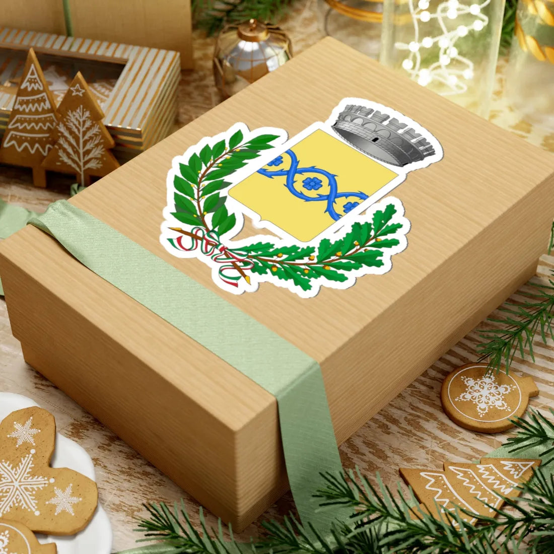 Spinea-Stemma (Italy) (Coat of Arms) STICKER Vinyl Kiss-Cut Decal - The Sticker Space