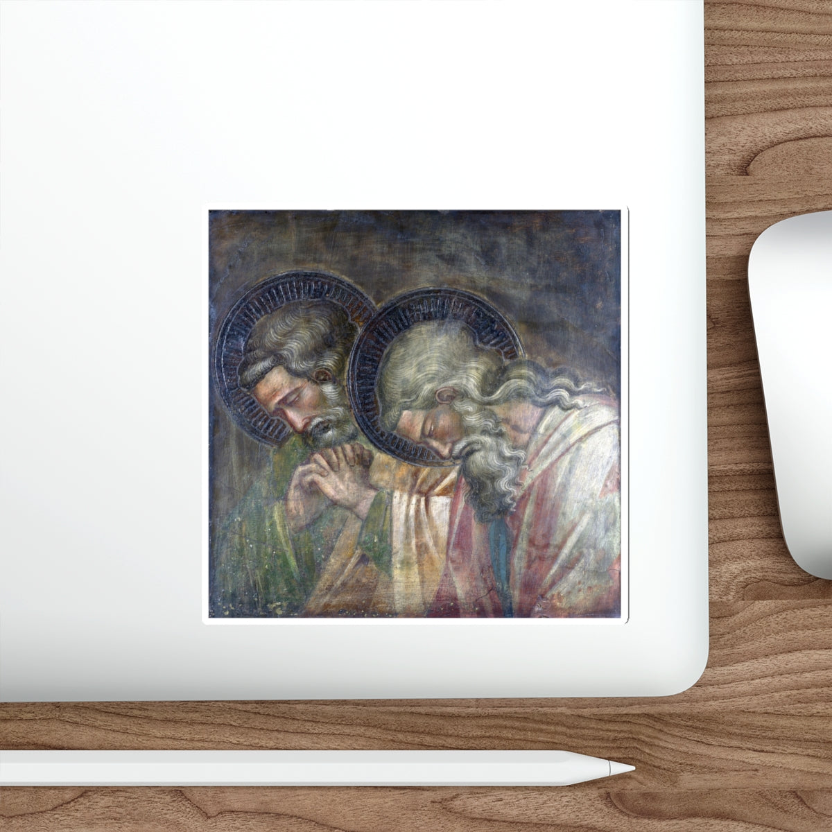 SPINELLO ARETINO - Two Haloed Mourners (Artwork) STICKER Vinyl Die-Cut Decal-The Sticker Space