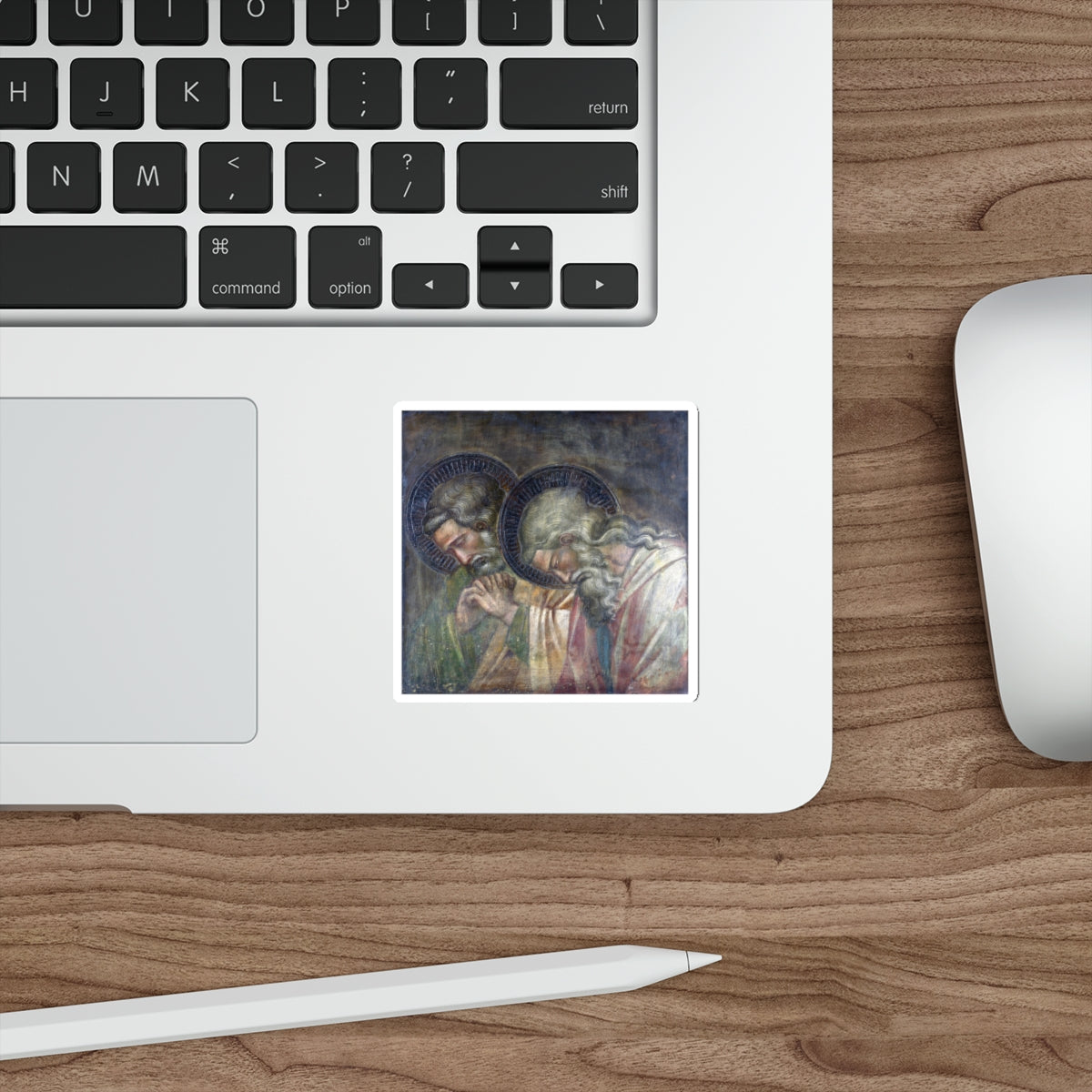 SPINELLO ARETINO - Two Haloed Mourners (Artwork) STICKER Vinyl Die-Cut Decal-The Sticker Space