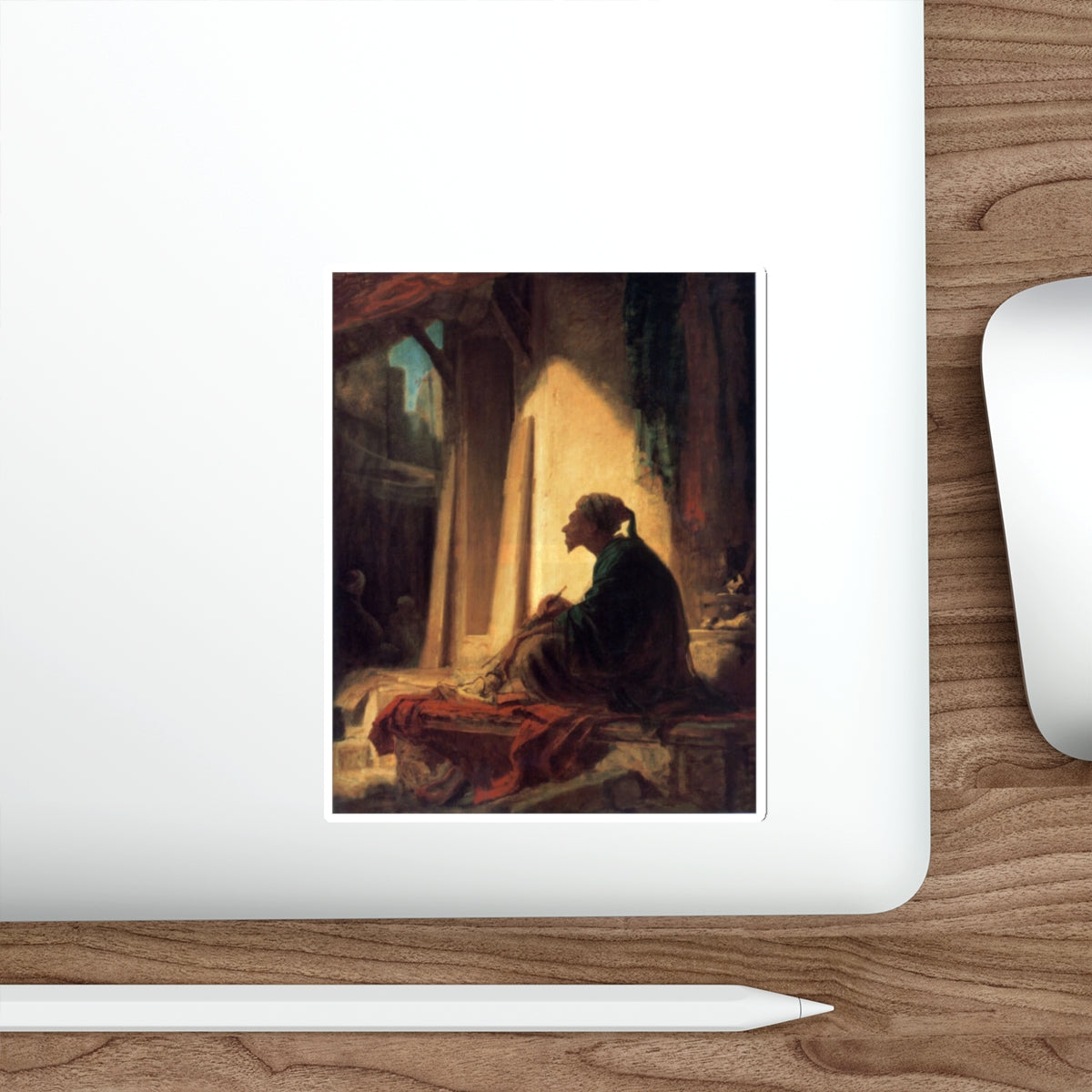 SPITZWEG, Carl - Orientale Im Bazar (Artwork) STICKER Vinyl Die-Cut Decal-The Sticker Space