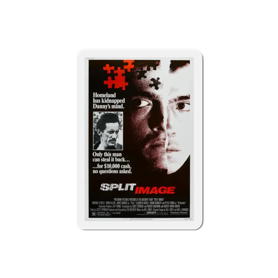Split Image 1982 Movie Poster Refrigerator Magnet 2 Inch - The Sticker Space