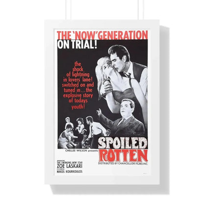 SPOILED ROTTEN 1961 - Framed Movie Poster 16″ x 24″ White - The Sticker Space