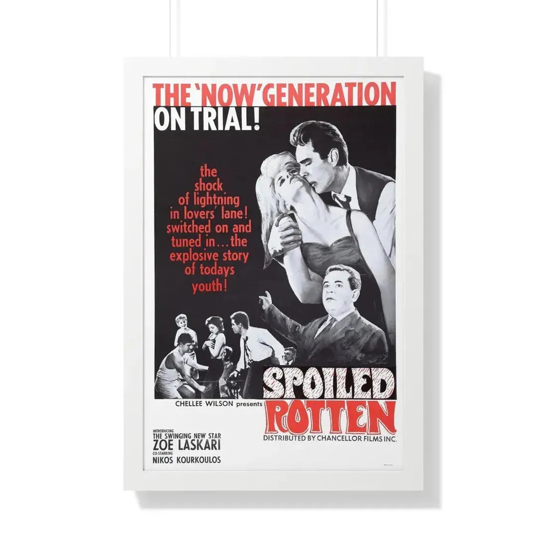 SPOILED ROTTEN 1961 - Framed Movie Poster 20" x 30" White - The Sticker Space