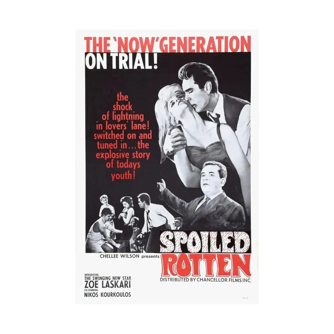 SPOILED ROTTEN 1961 - Paper Movie Poster - The Sticker Space