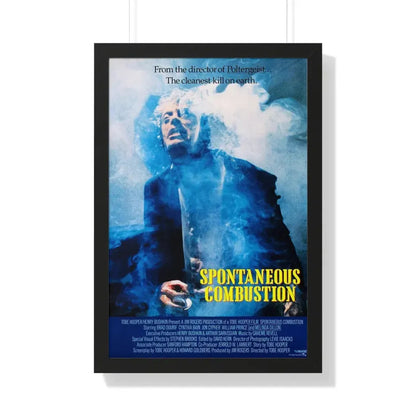 SPONTANEOUS COMBUSTION 1989 - Framed Movie Poster 20" x 30" Black - The Sticker Space