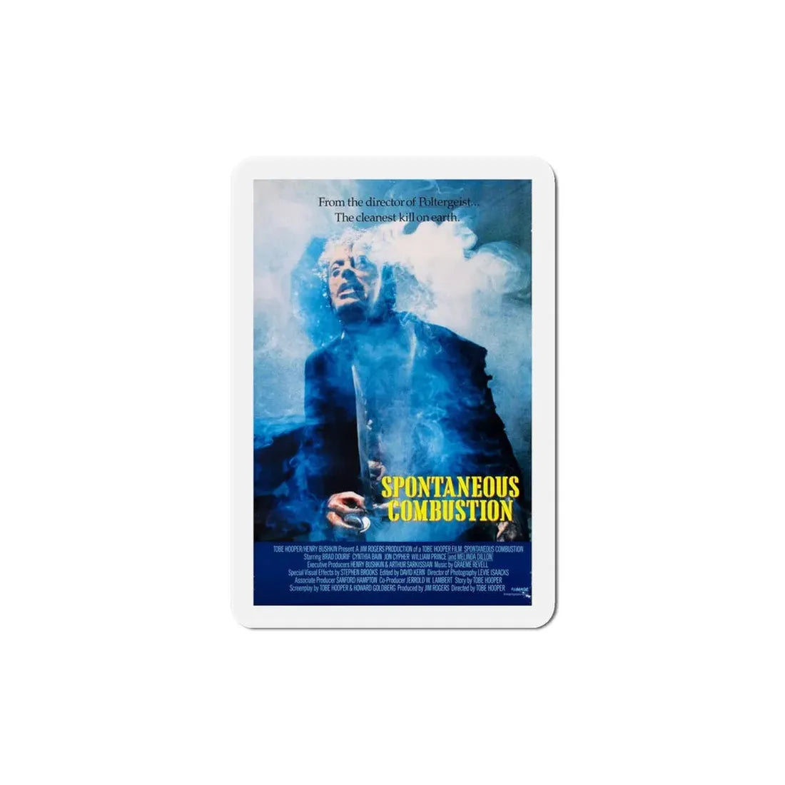Spontaneous Combustion 1990 Movie Poster Refrigerator Magnet 6 Inch - The Sticker Space