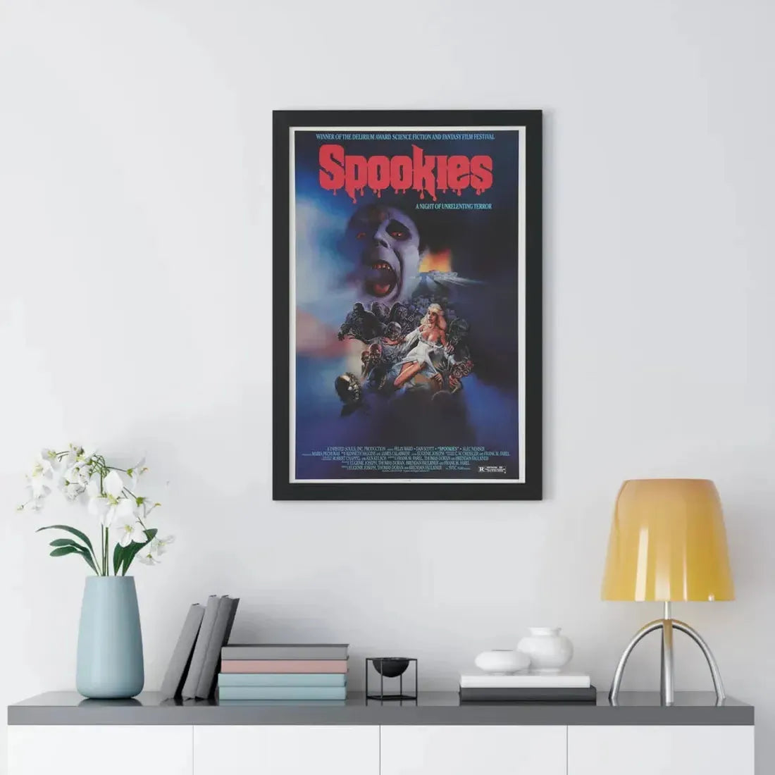 SPOOKIES 1986 - Framed Movie Poster - The Sticker Space