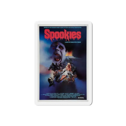 SPOOKIES 1986 Movie Poster - Refrigerator Magnet 6 Inch Die-Cut - The Sticker Space