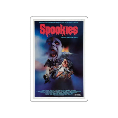 SPOOKIES 1986 Movie Poster STICKER Vinyl Die-Cut Decal 5 Inch - The Sticker Space