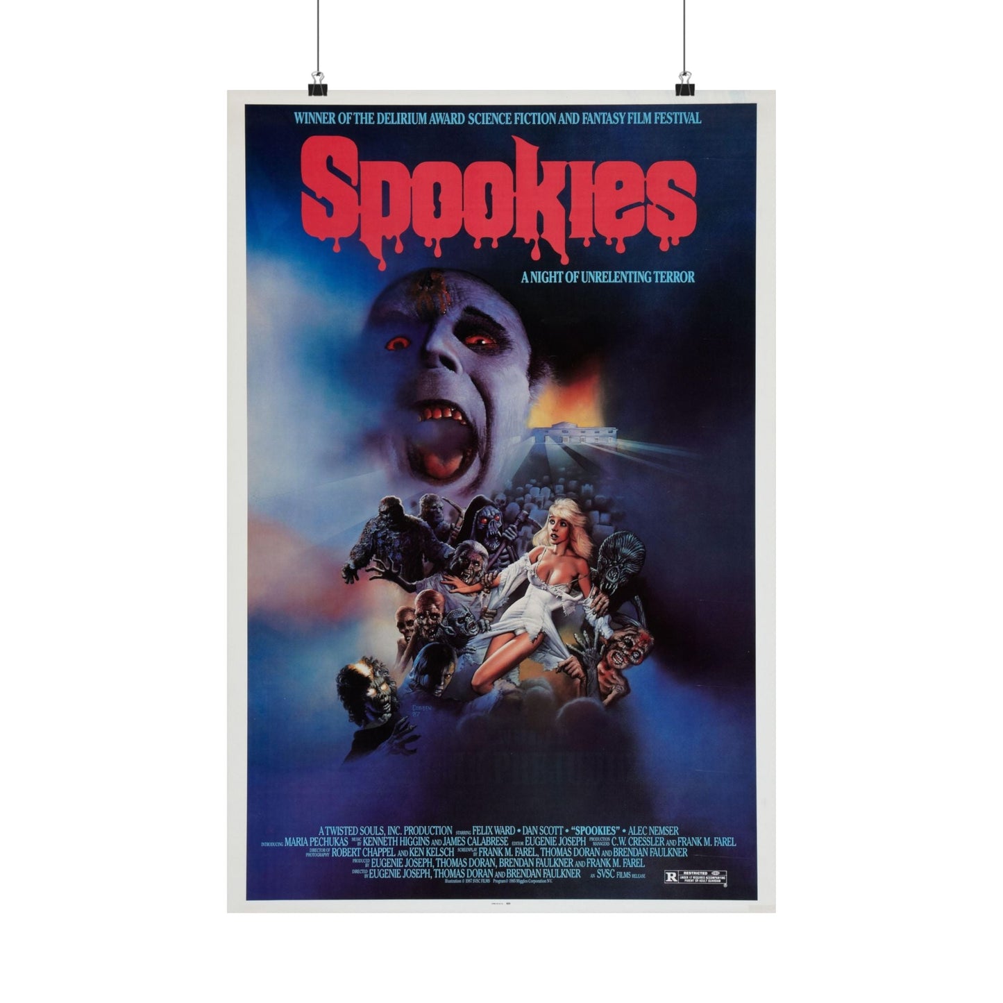 SPOOKIES 1986 - Paper Movie Poster-20″ x 30″-The Sticker Space