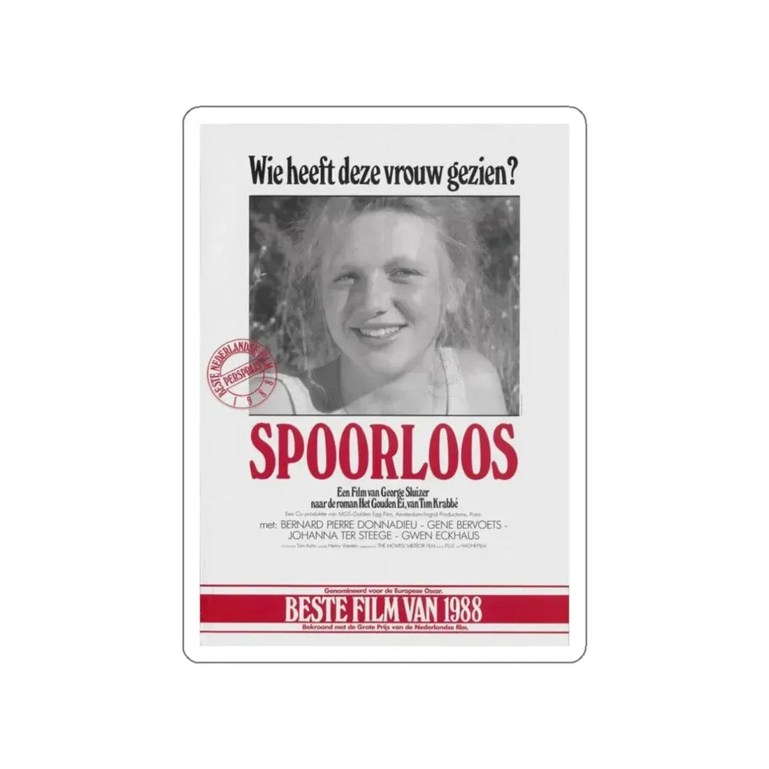 SPOORLOOS (THE VANISHING) 1988 Movie Poster STICKER Vinyl Die-Cut Decal 3 Inch - The Sticker Space