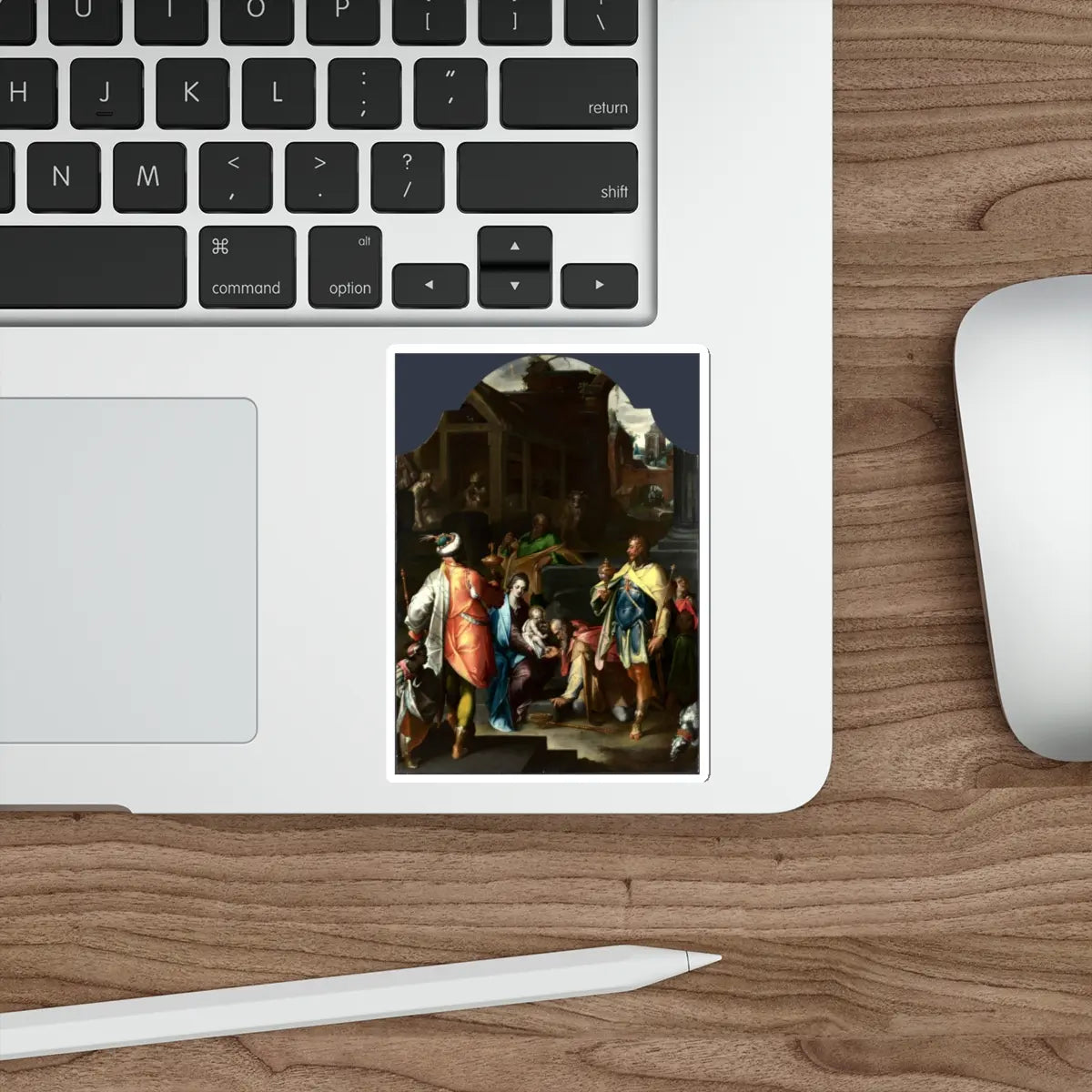 SKU:27616010357619833824 Sticker types:White Shape:Die-Cut Sizes:4" × 4"
