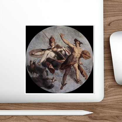 SPRANGER, Bartholomaeus - Hermes and Athena (Artwork) STICKER Vinyl Die-Cut Decal-The Sticker Space