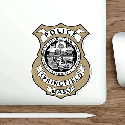 Springfield Police Department Massachusetts STICKER Vinyl Die-Cut Decal - The Sticker Space