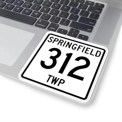 Springfield Township Route 312 Jefferson County Ohio (Ohio) (Road Sign) STICKER Vinyl Kiss-Cut Decal - The Sticker Space