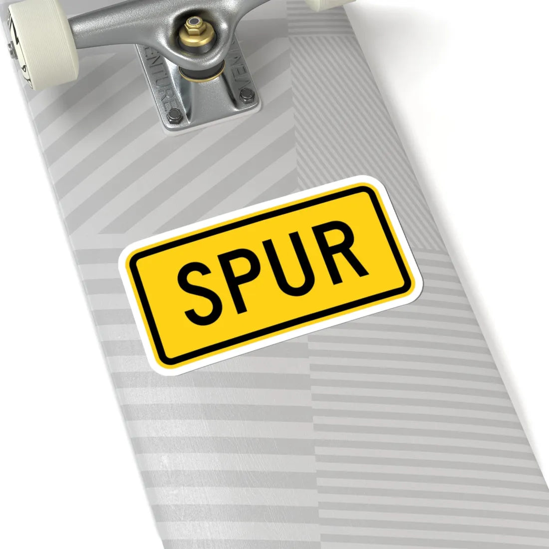 Spur plate Wyoming (Wyoming) (Road Sign) STICKER Vinyl Kiss-Cut Decal - The Sticker Space