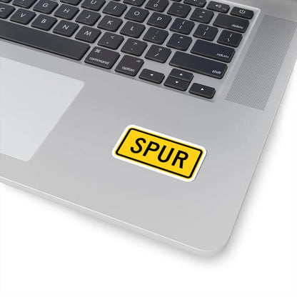 Spur plate Wyoming (Wyoming) (Road Sign) STICKER Vinyl Kiss-Cut Decal - The Sticker Space
