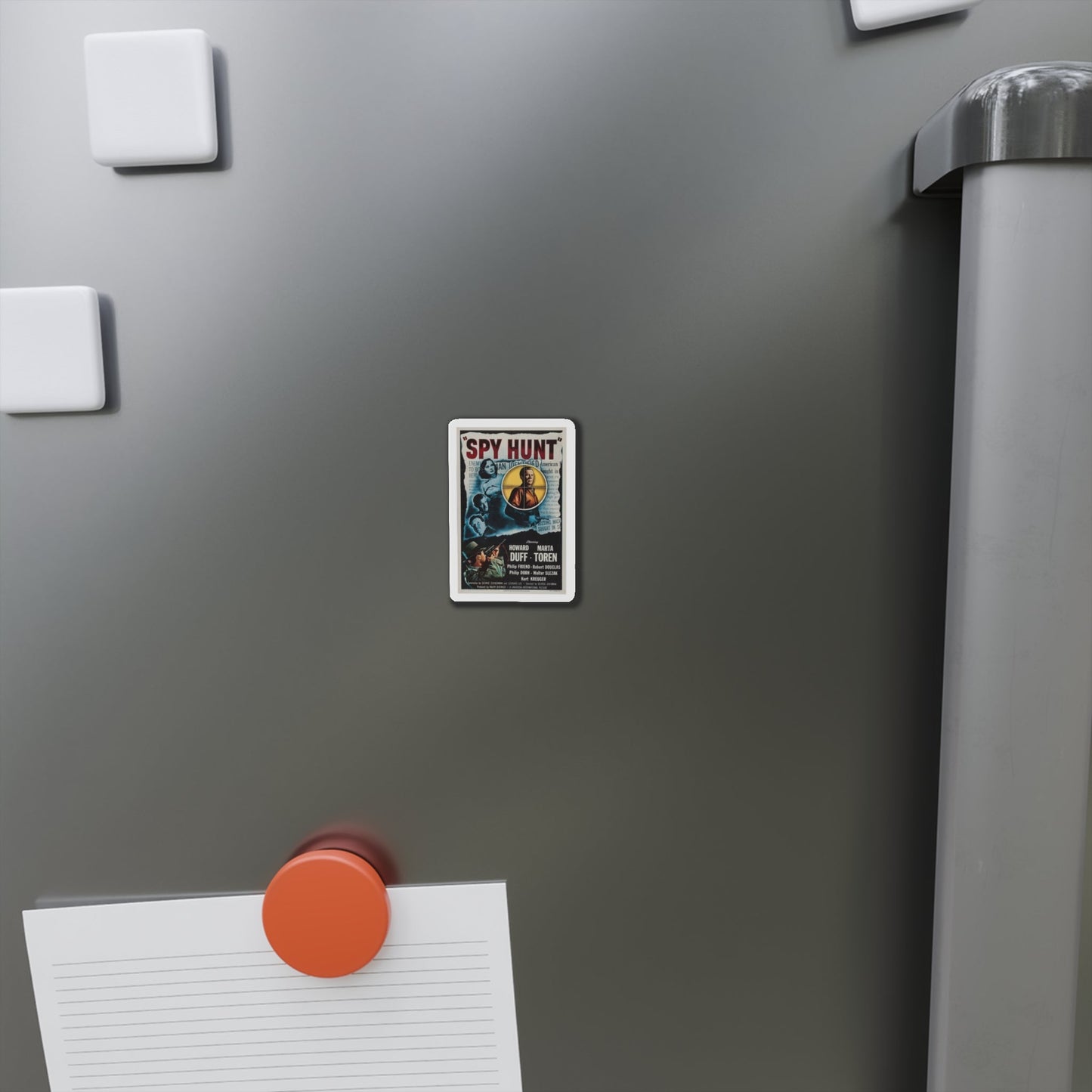 Spy Hunt 1950 Movie Poster Die-Cut Magnet-The Sticker Space