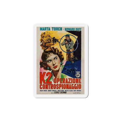 Spy Hunt 1950 v2 Movie Poster Refrigerator Magnet 4 Inch - The Sticker Space
