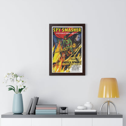 SPY SMASHER 1942 - Framed Movie Poster-The Sticker Space